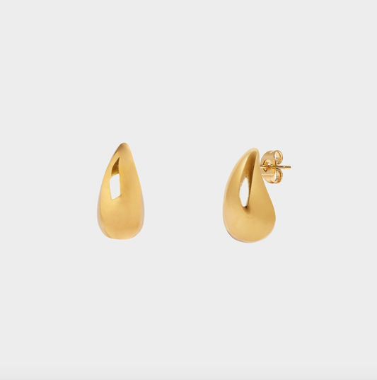 Current Small Waterproof Gold Drop Earrings