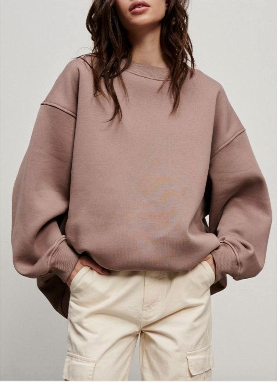 Hannah Loose Fleece Sweatshirt