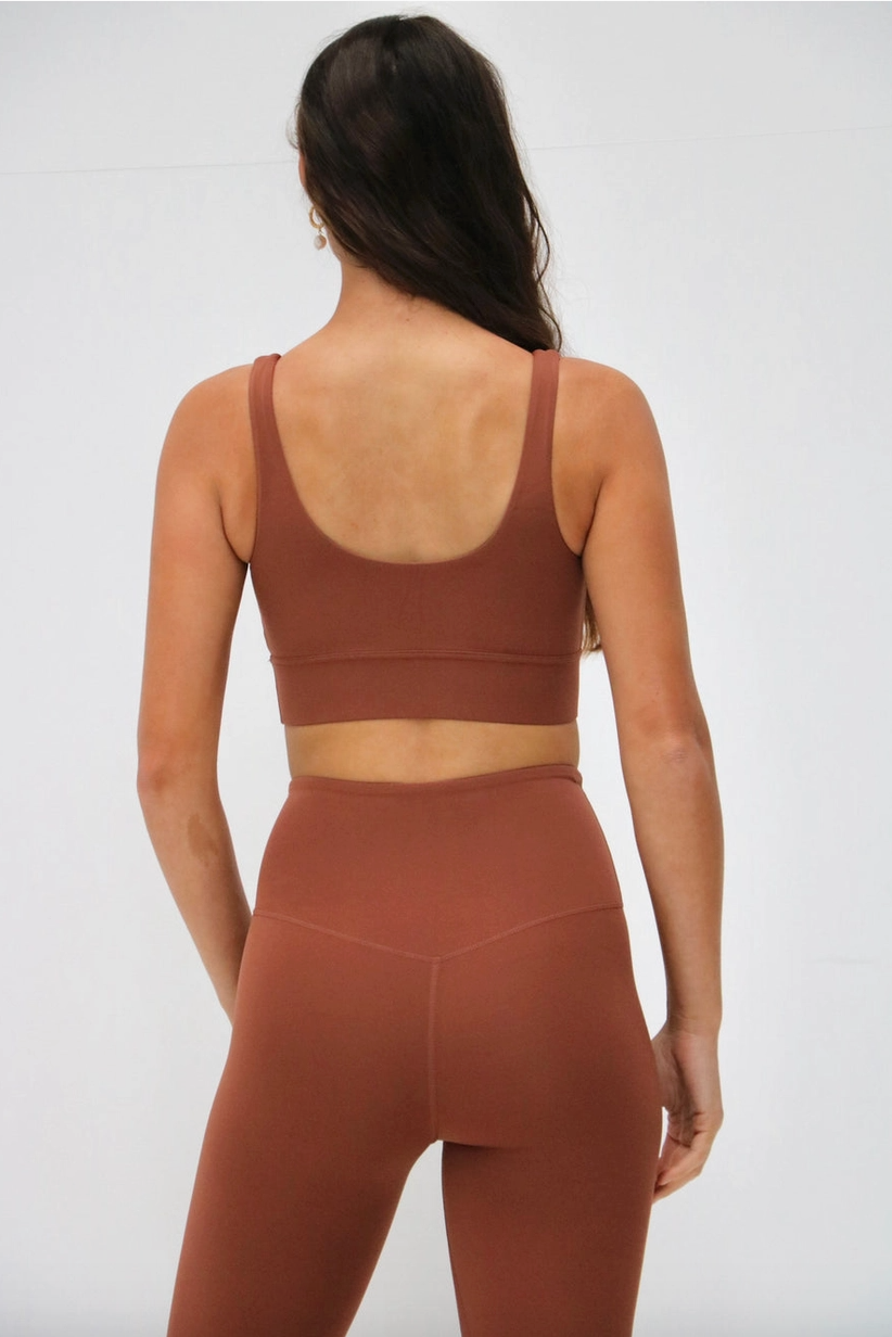 Chocolate Waev Sports Bra