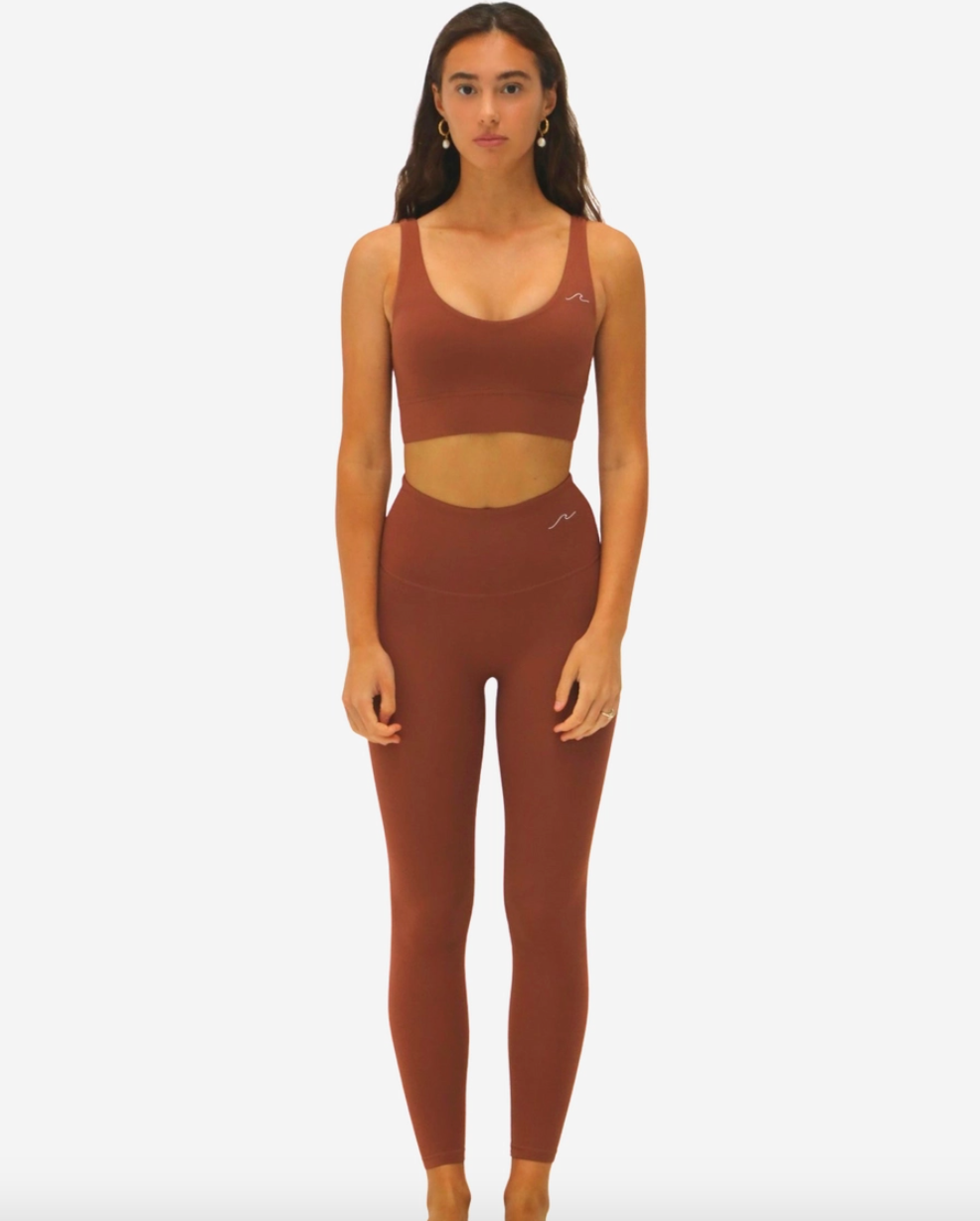 Chocolate Waev Sports Bra